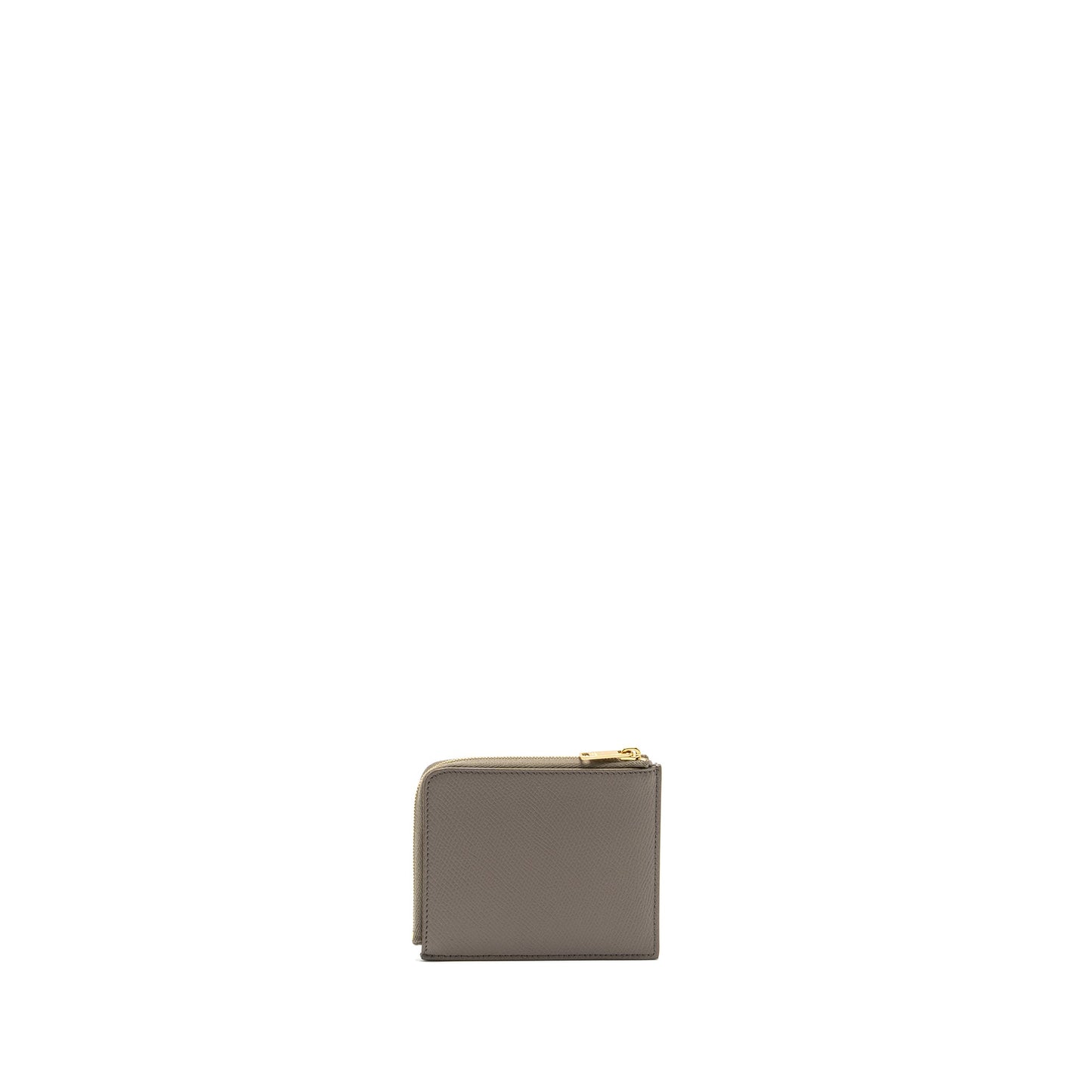 Luxury CELINE Zipped Purse with removable card holder calfskin / lambskin grey / light blue