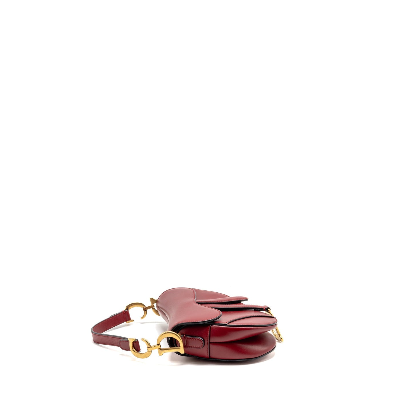 Dior Mini Saddle Purse Calfskin Red