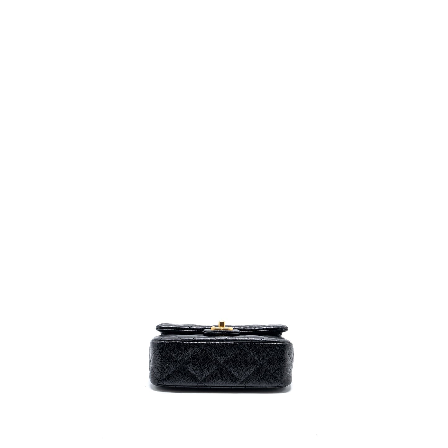 Chanel 23p Coco Love Flap Bag Caviar Black  (microchip)