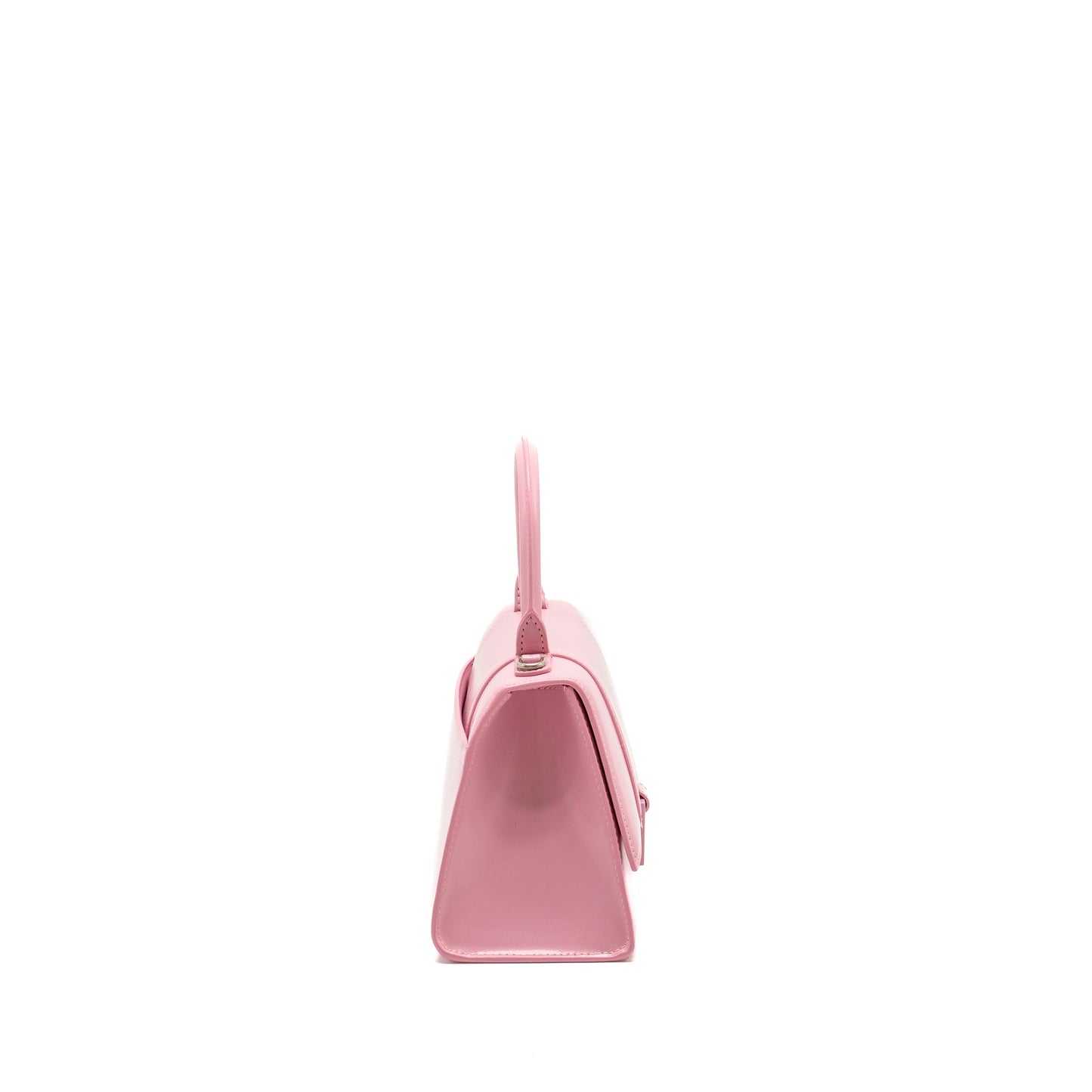 Balenciaga Small Hourglass Purse Calfskin Pink