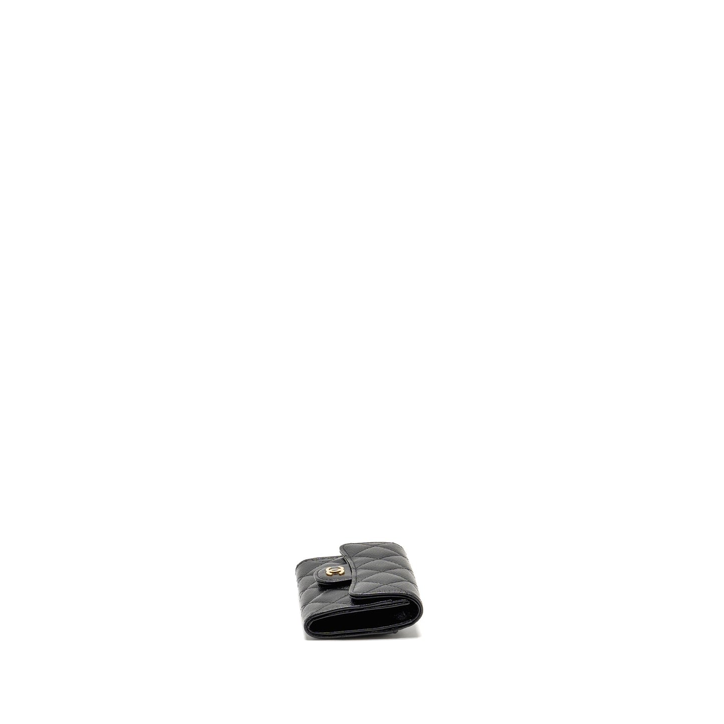 CHANEL Classic Flap Card Holder Caviar Black
