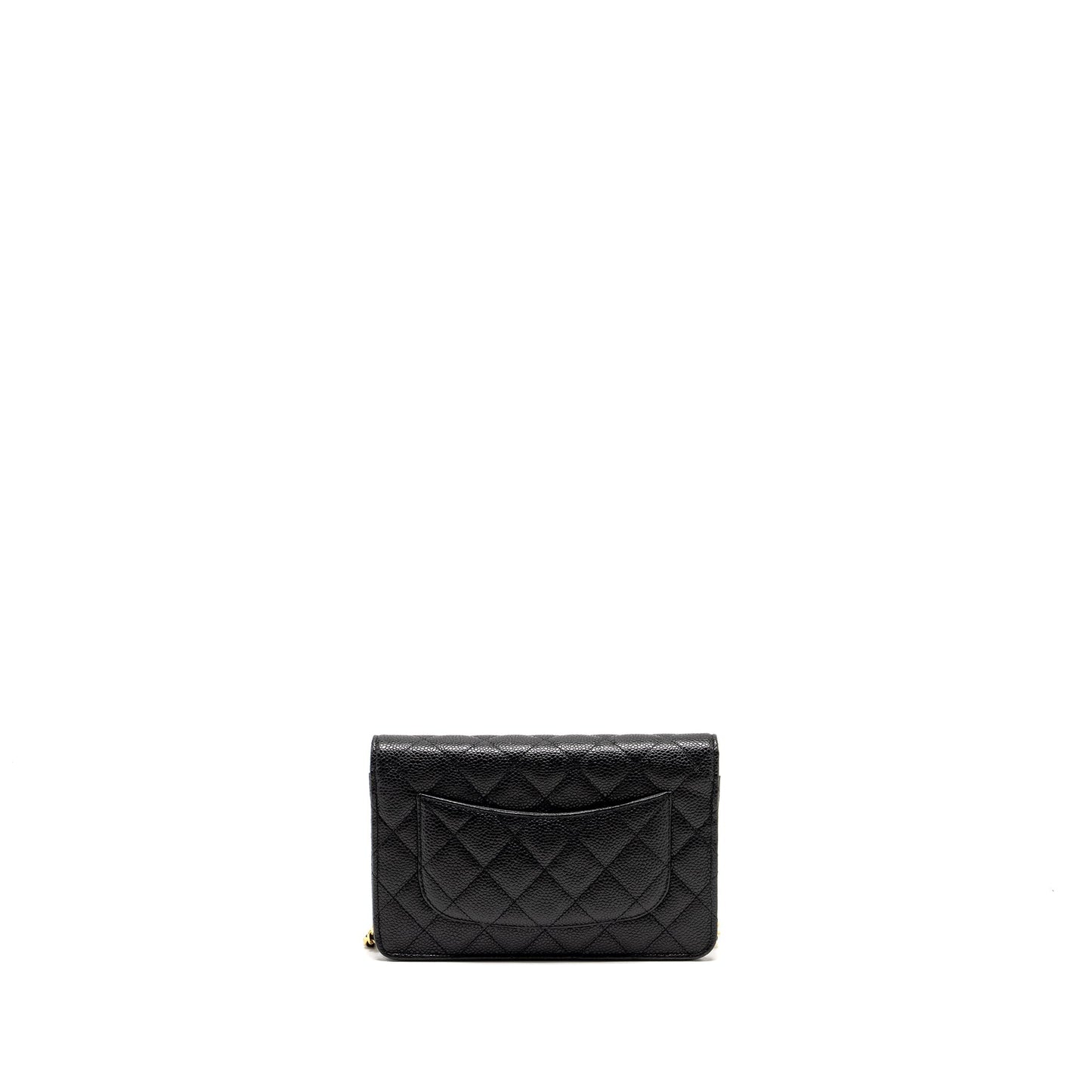 Chanel Classic Wallet on Chain Caviar Black