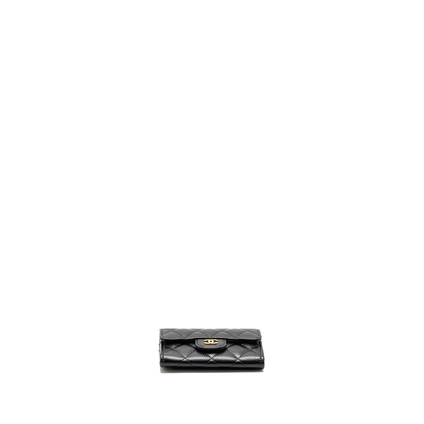 CHANEL Classic Flap Card Holder Caviar Black