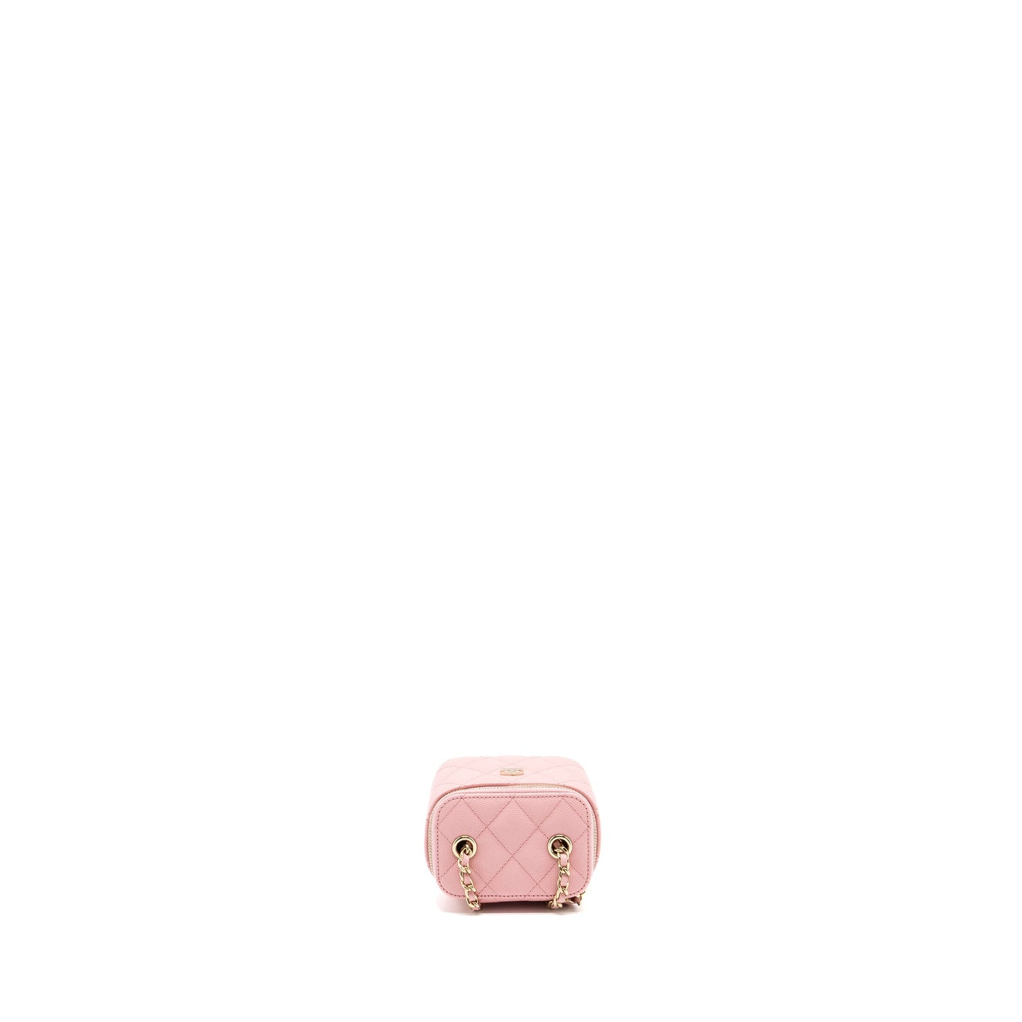 Chanel Mini Vanity Case Caviar Pink L