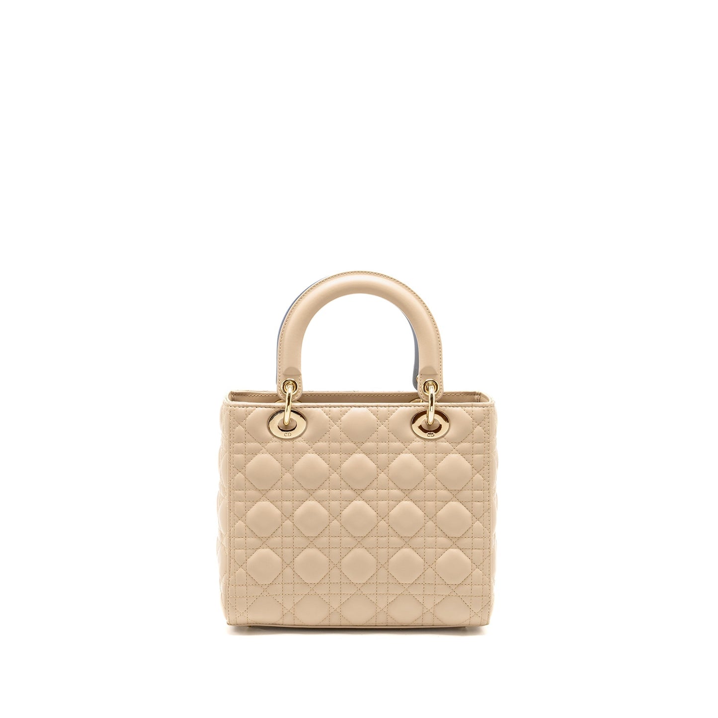 Dior Medium Lady Dior Lambskin Beige/Blue