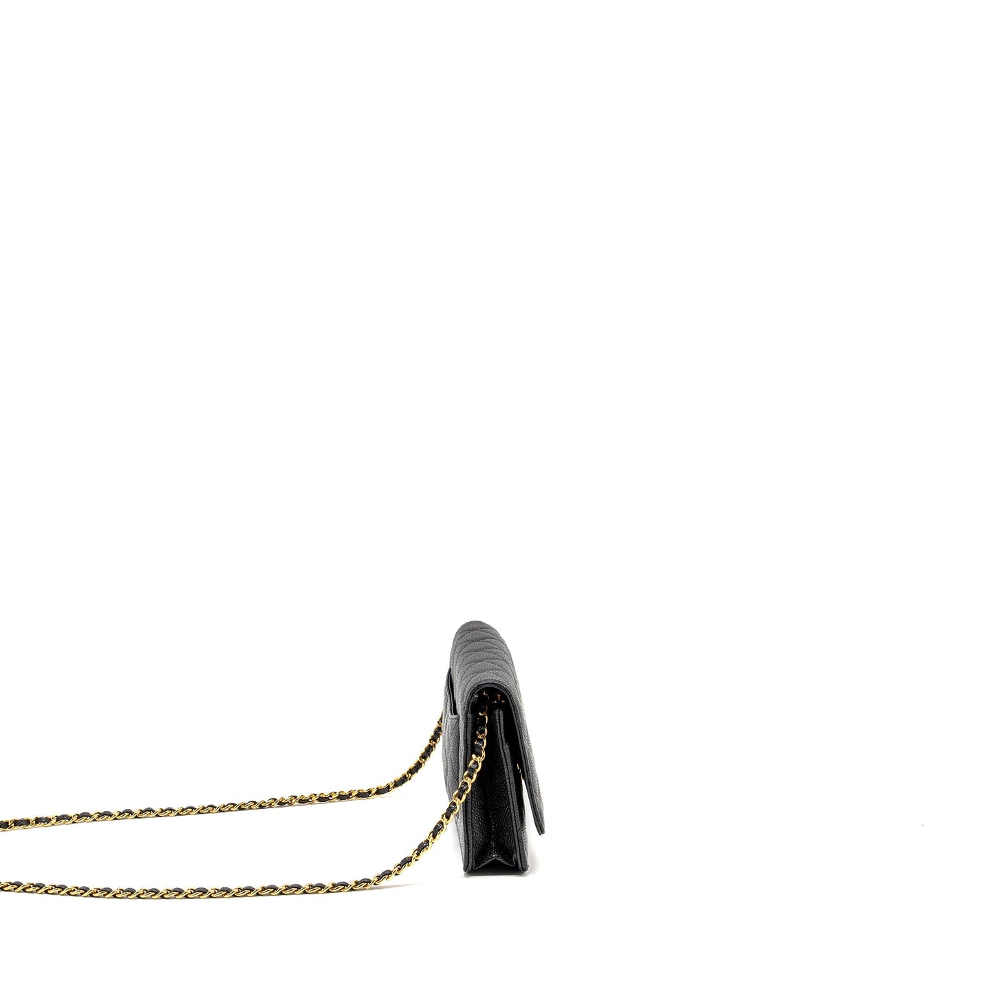 Chanel Classic Wallet on Chain Caviar Black
