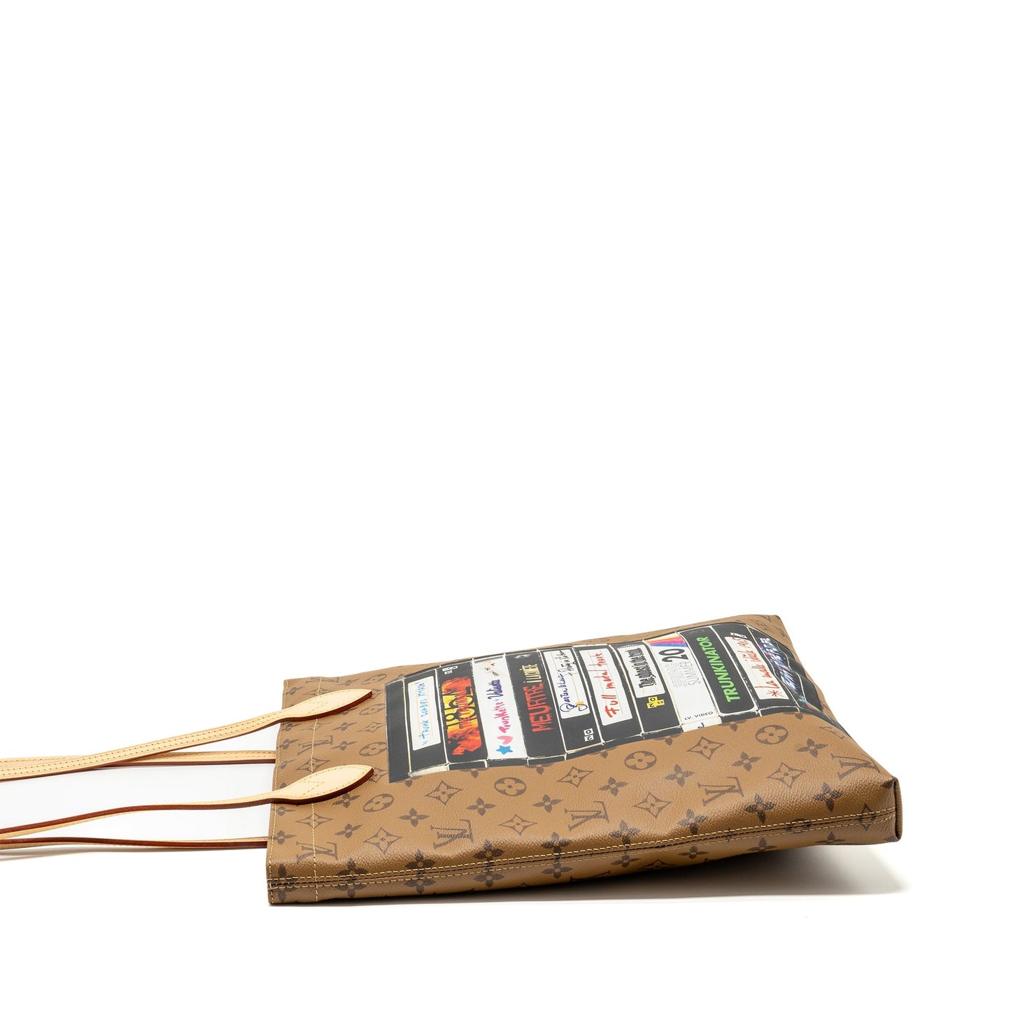 Louis Vuitton carry it tote monogram reverse canvas with print GHW