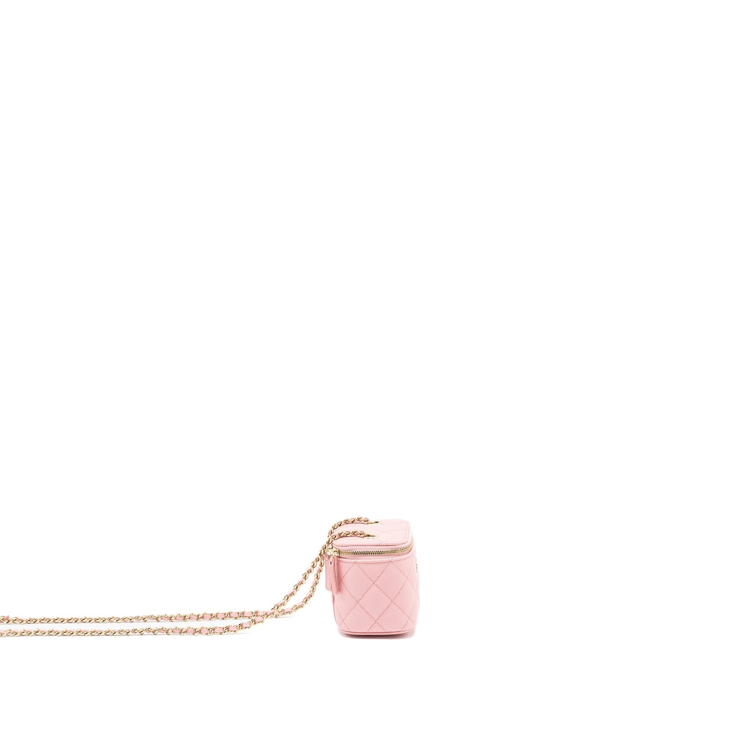 Chanel Mini Vanity Case Caviar Pink L
