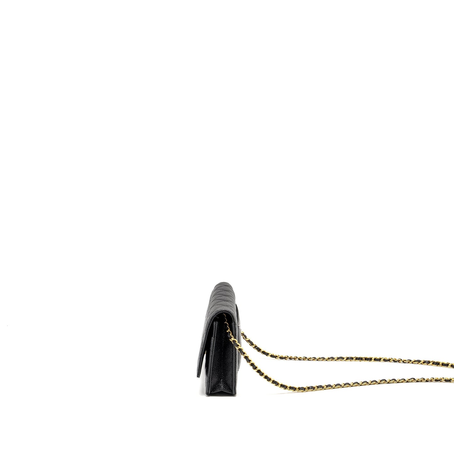 Chanel Classic Wallet on Chain Caviar Black