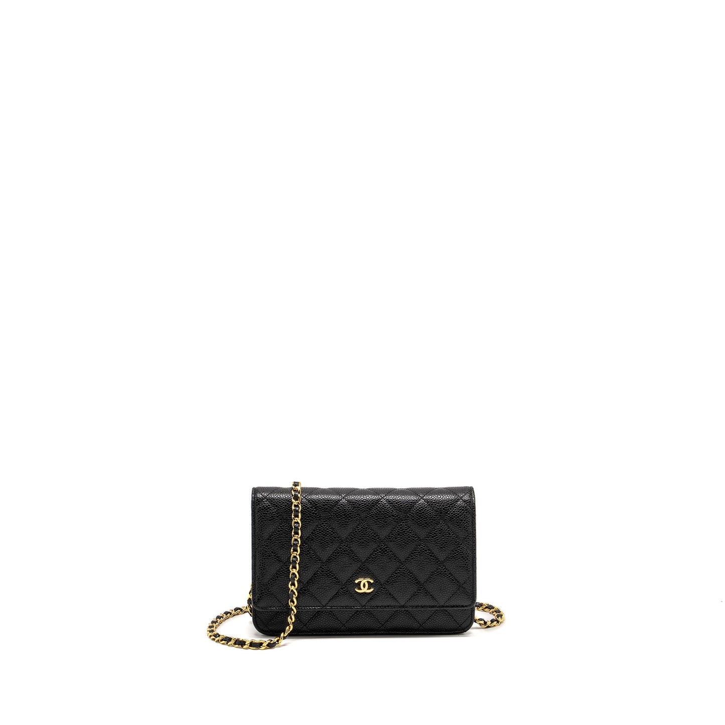 Chanel Classic Wallet on Chain Caviar Black
