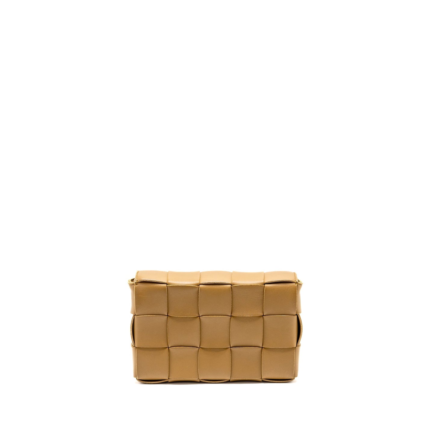 Bottega Veneta Small Cassette Purse Lambskin Caramel