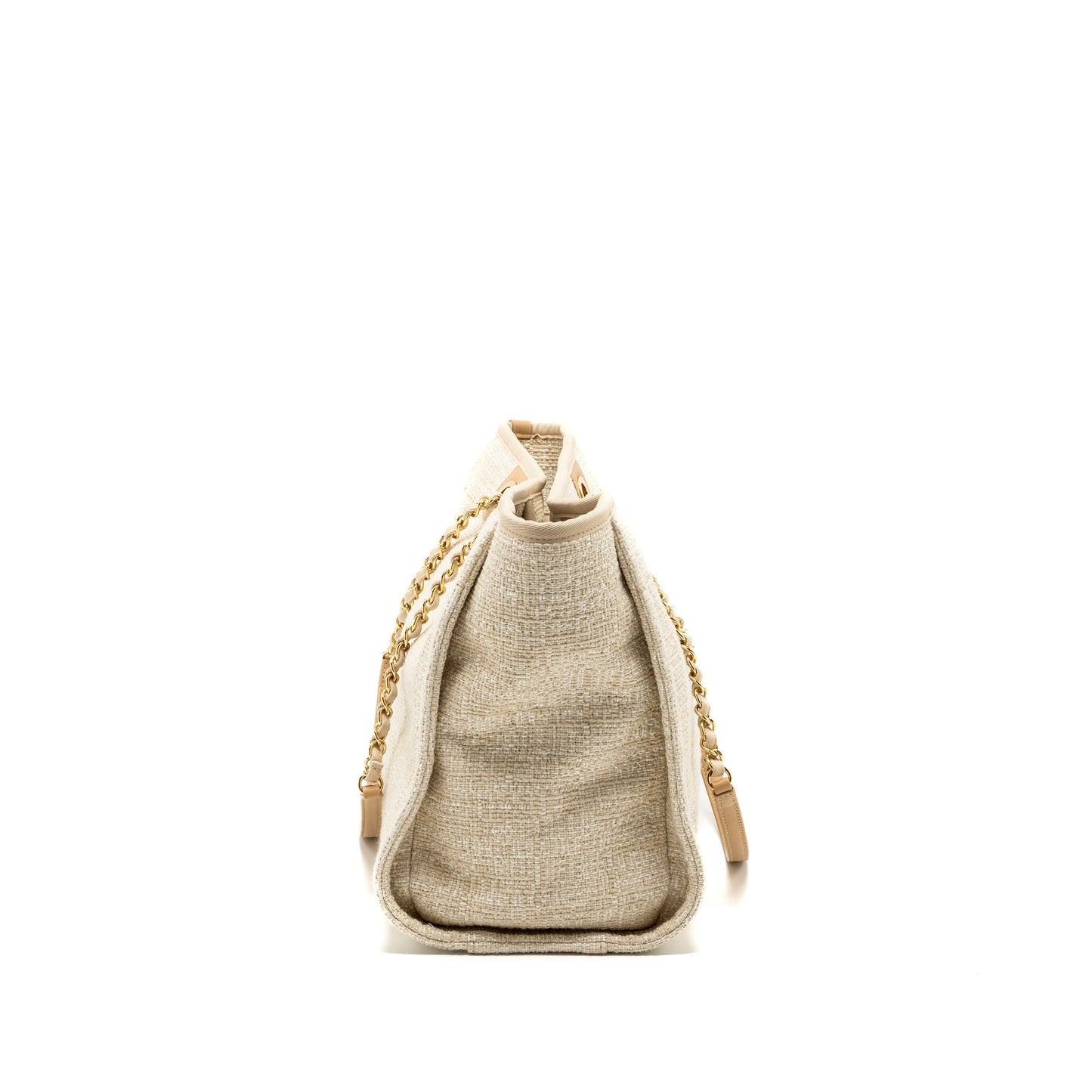 Chanel Deauville bag canvas/ leather Light Beige