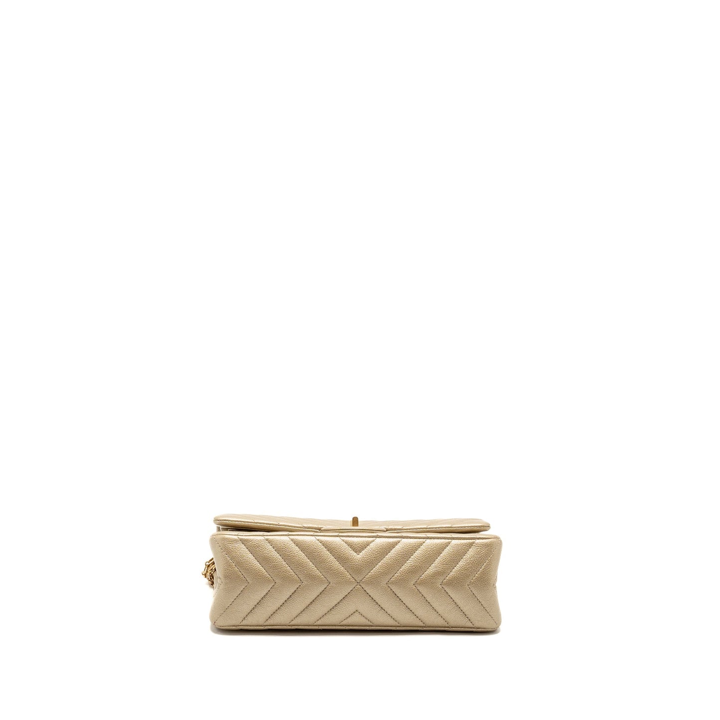Chanel Small 2.55 Reissue Chevron Flap Bag Calfskin Gold
