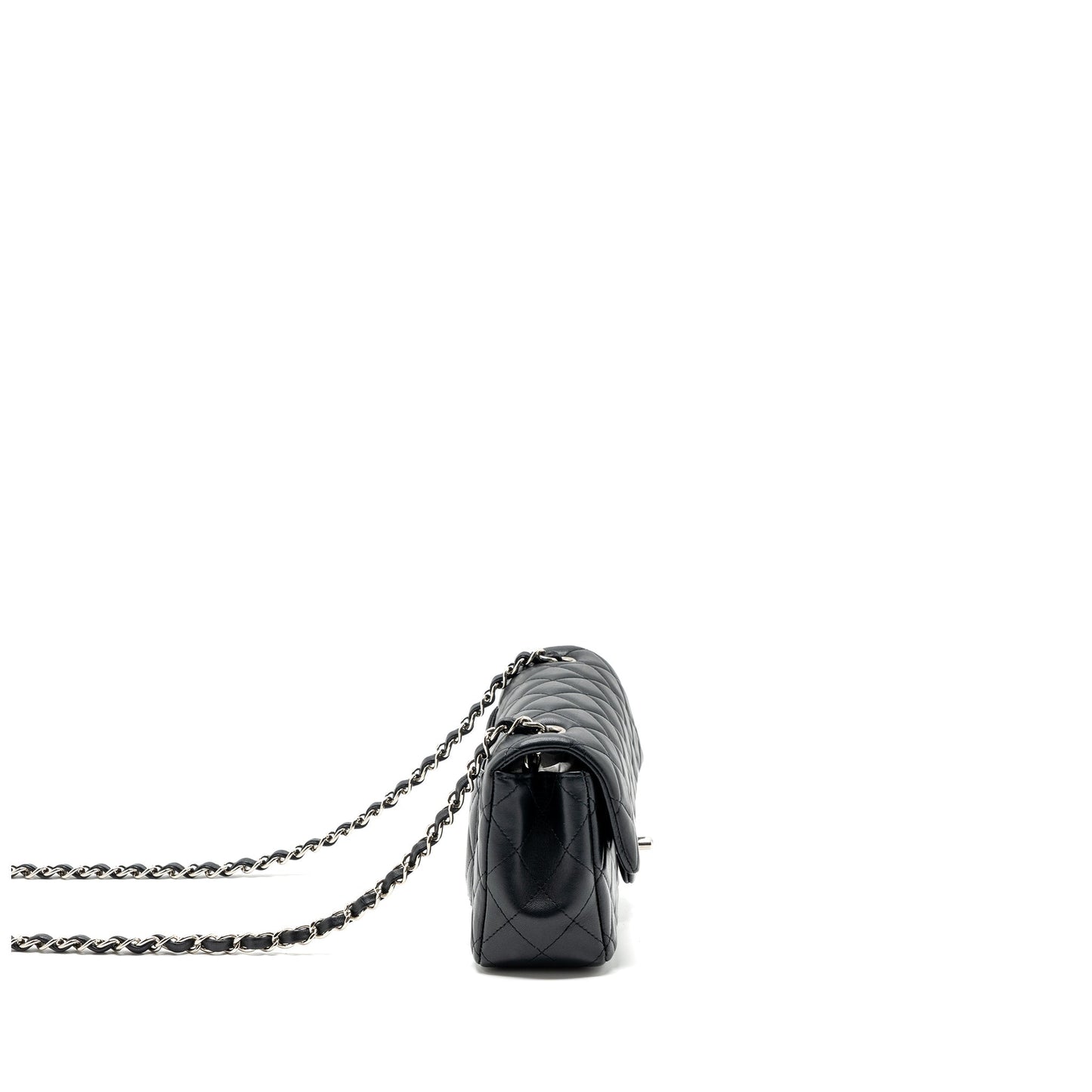 Chanel Classic Mini Rectangular Flap Bag Lambskin Black