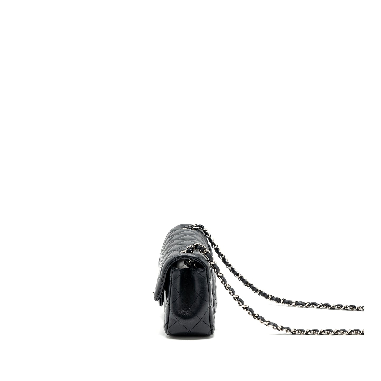 Chanel Classic Mini Rectangular Flap Bag Lambskin Black