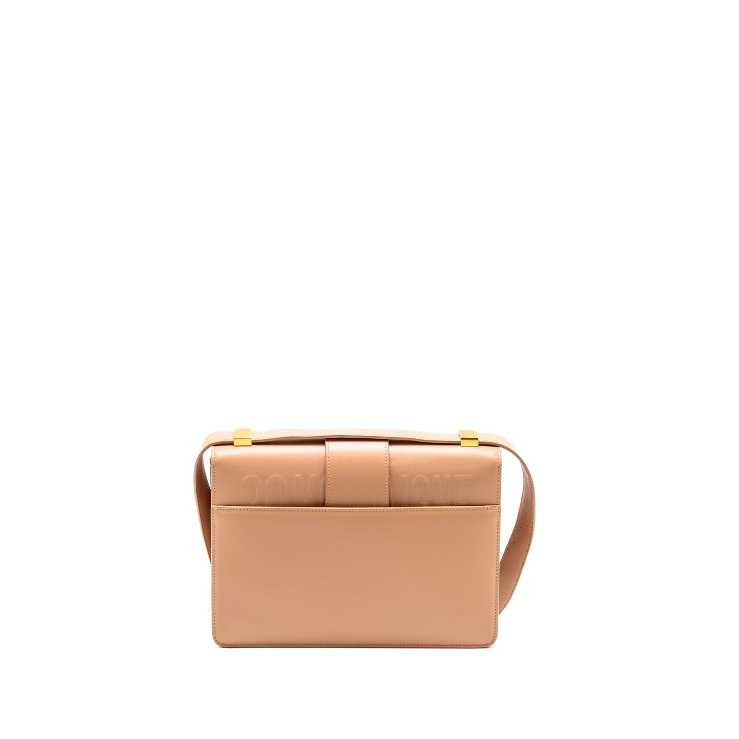 Dior 30 Montaigne Medium Flap Purse Calfskin Light Pink