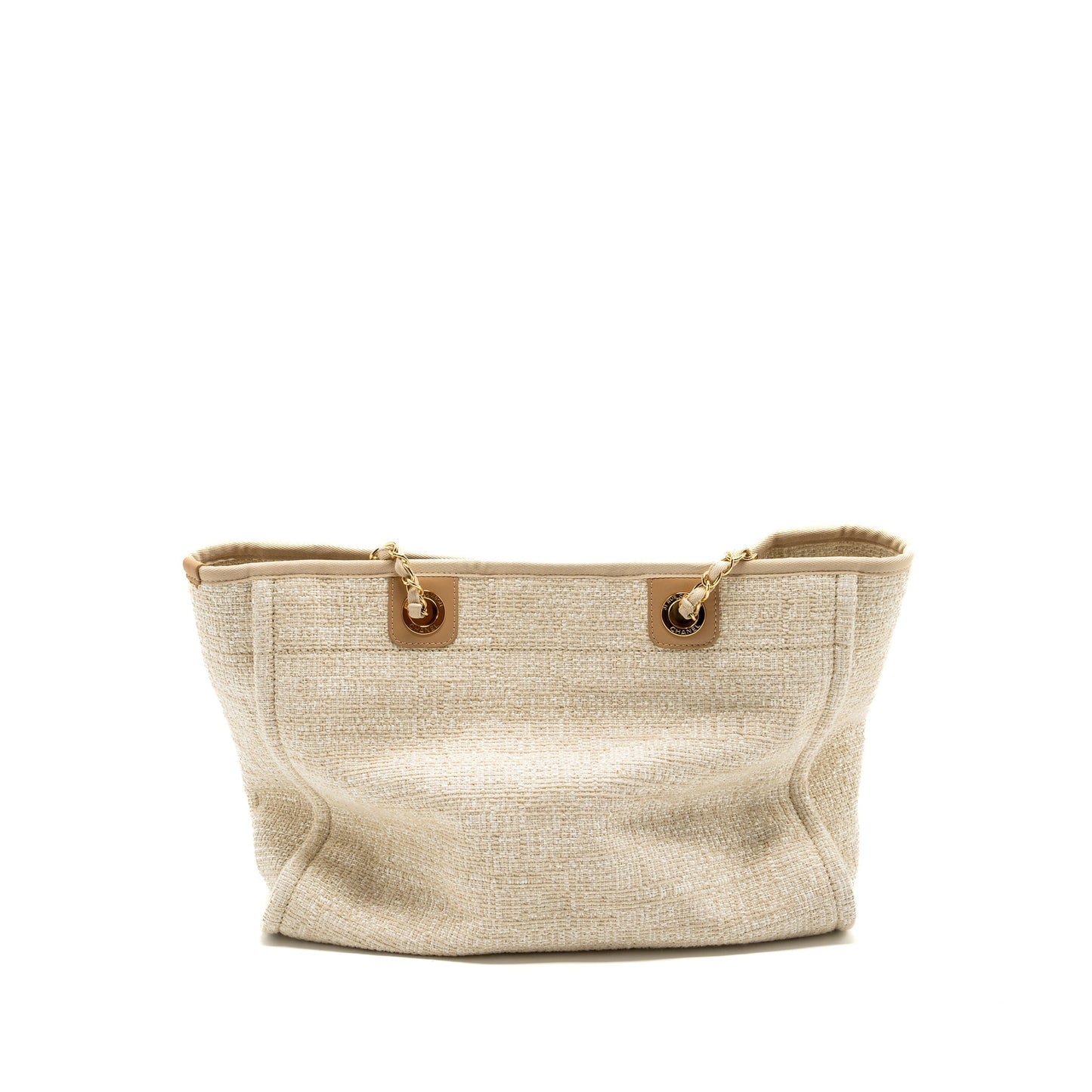 Chanel Deauville bag canvas/ leather Light Beige