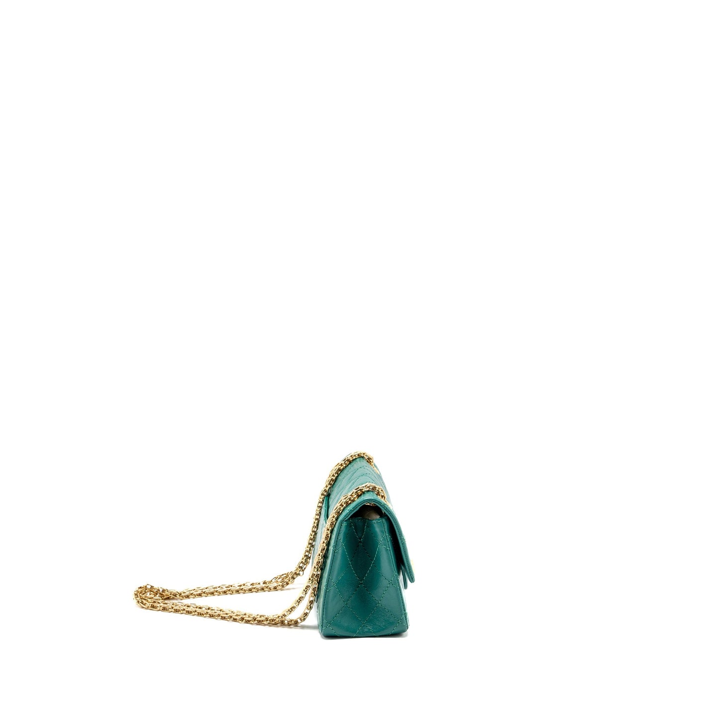 Chanel Mini 2.55 Reissue Flap Bag Calfskin Green