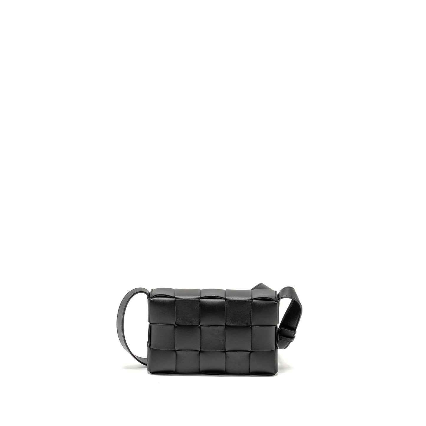 Bottega Veneta Small Cassette Purse Lambskin Black