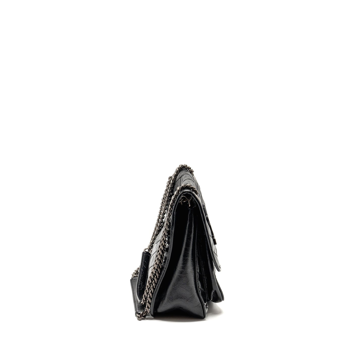 Saint Laurent/ Medium Niki Chain Purse Vintage Calfskin Black