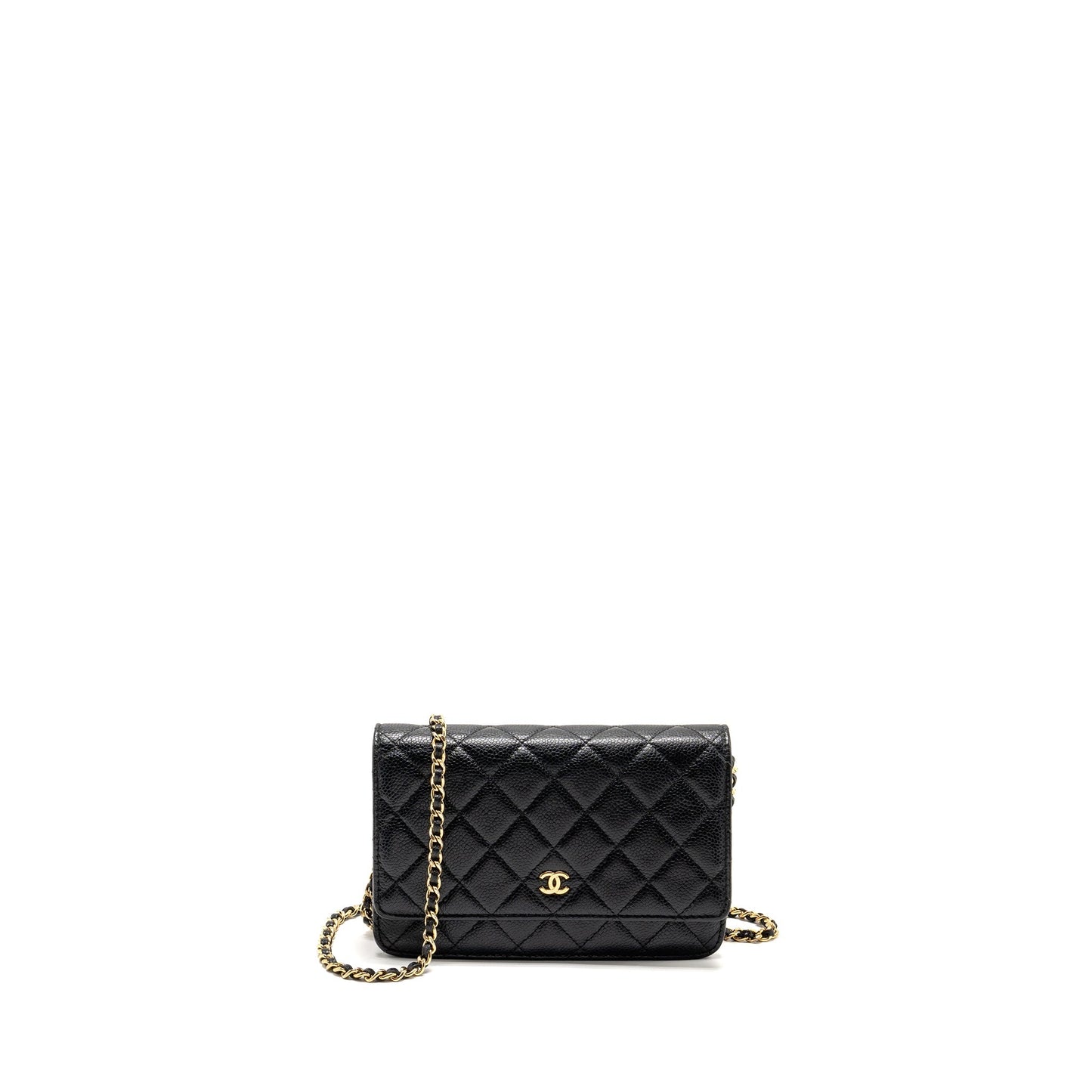 Chanel Classic Wallet On Chain Caviar Black