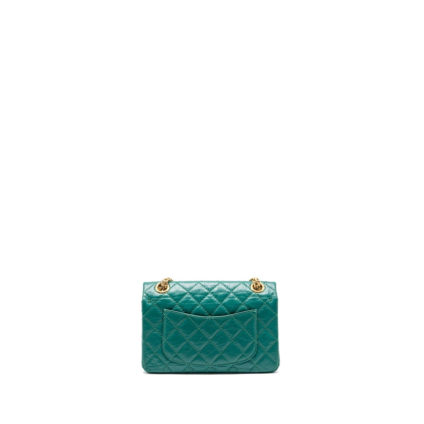 Chanel Mini 2.55 Reissue Flap Bag Calfskin Green