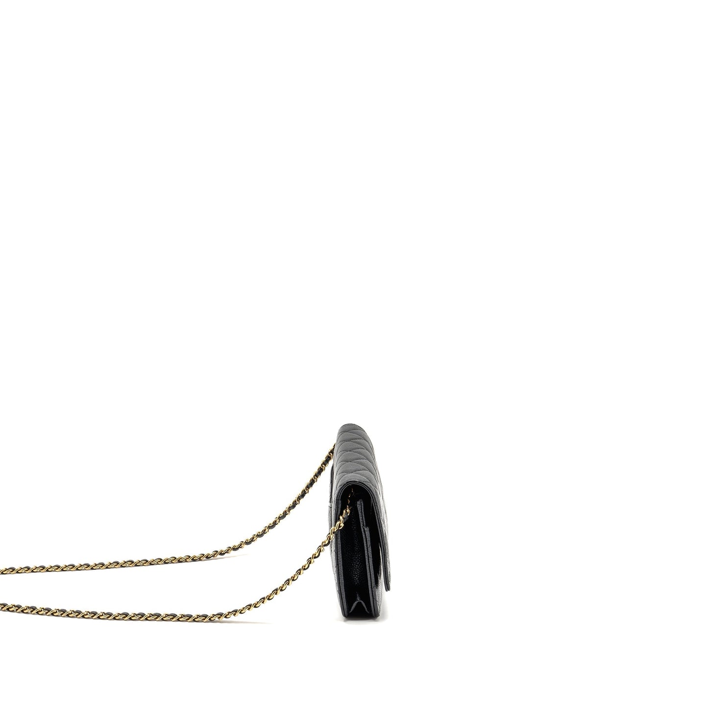 Chanel Classic Wallet On Chain Caviar Black
