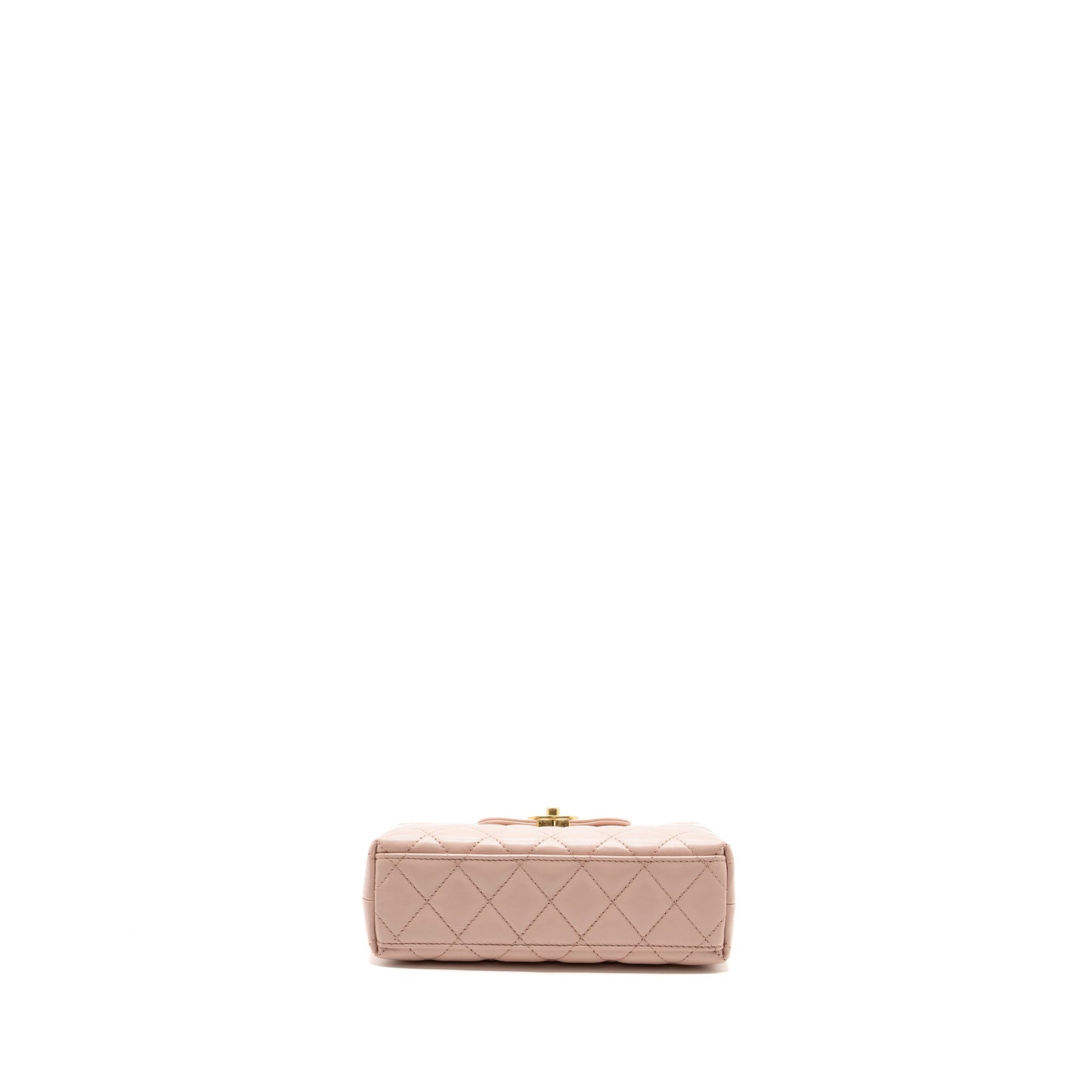 Chanel 23k mini shopping tote / kelly bag calfskin pink  (Microchip)