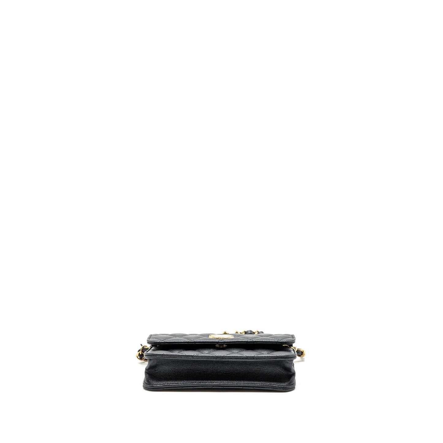 Chanel Mini Flap Bag With Adjustable Chains Caviar Black (microchip)