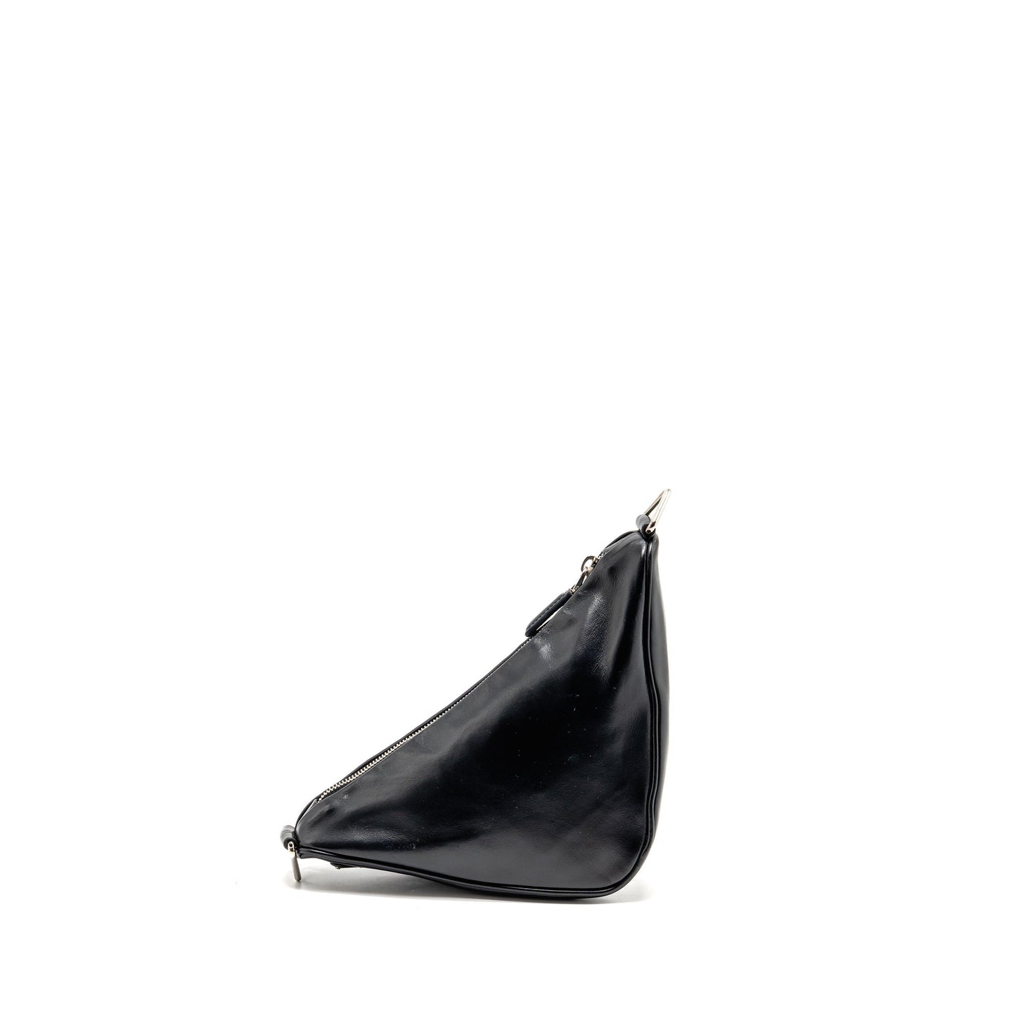 Prada triangle Mini Purse leather black