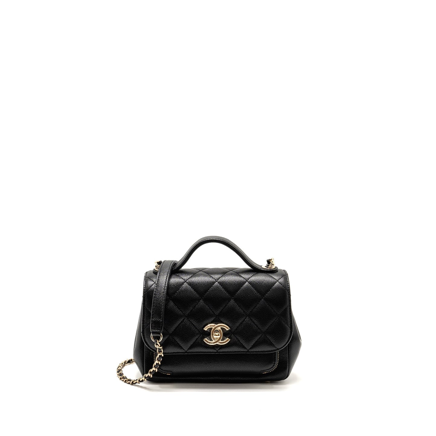 Chanel Small Business Affinity Caviar Black L (Microchip)