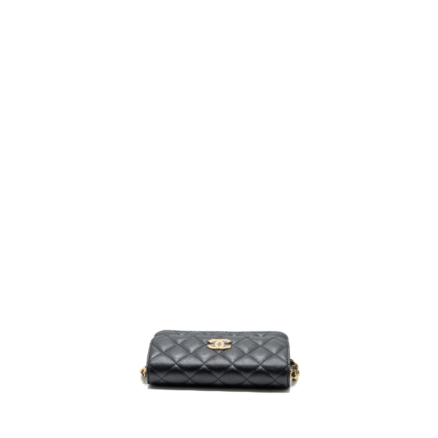 Chanel Mini Flap Bag With Adjustable Chains Caviar Black (microchip)