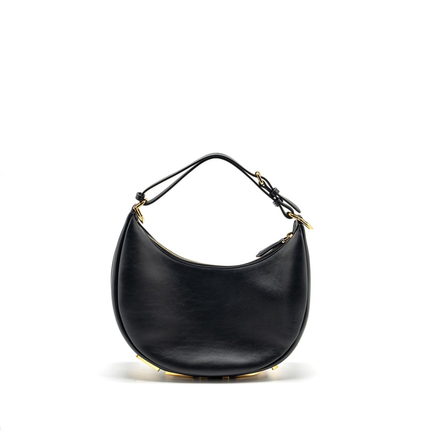 Fendi Small Fendigraphy Purse Calfskin Black