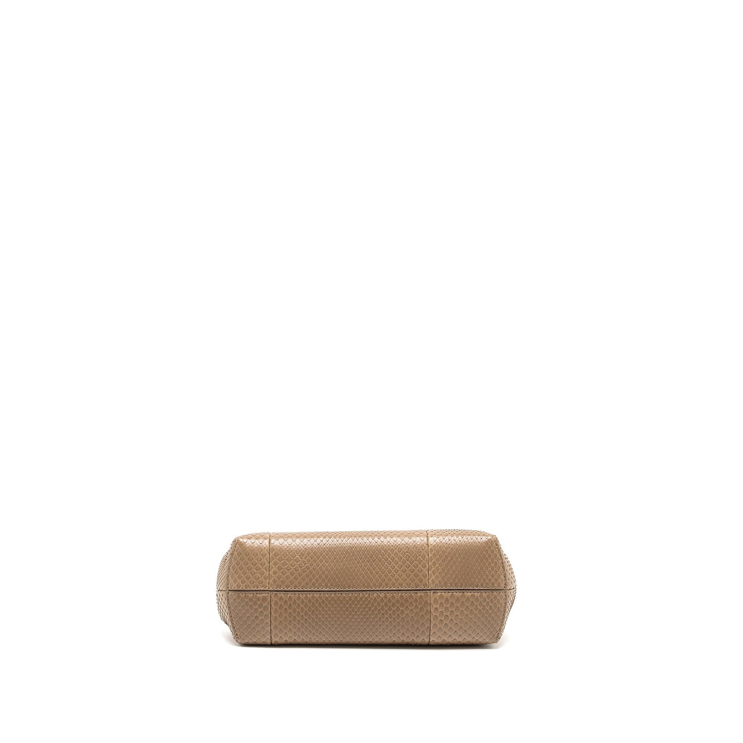 Fendi First Small Purse Python Beige