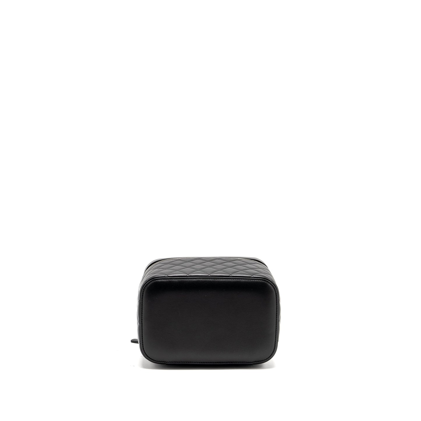 CHANEL Quilted Vanity Case Lambskin Black