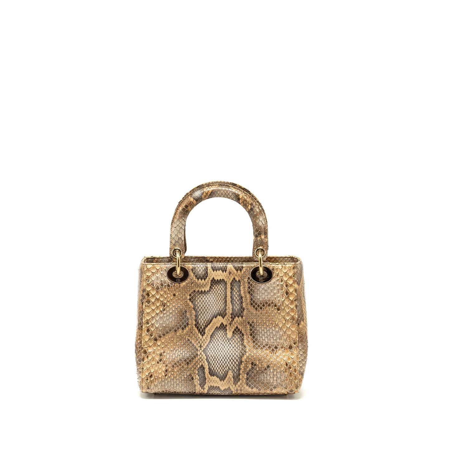 Medium Lady Dior Python Multicolour