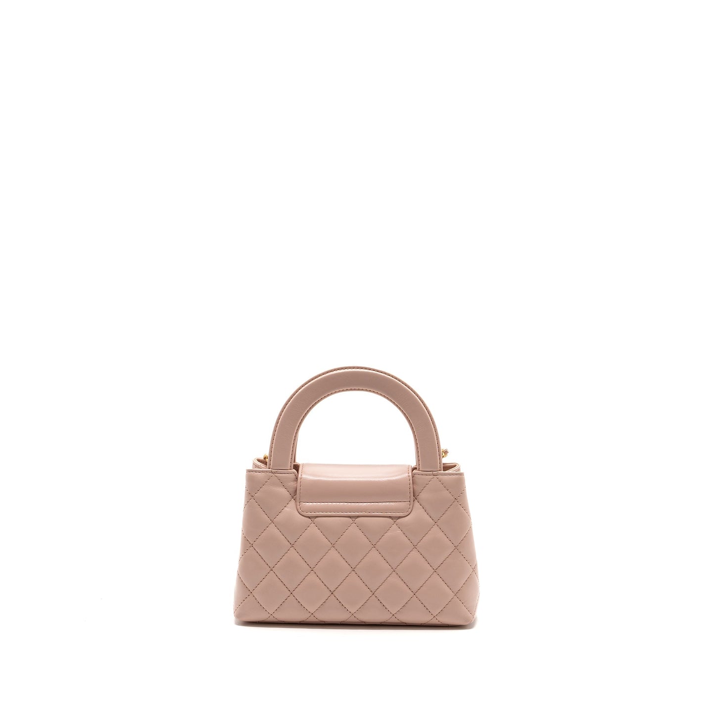 Chanel 23k mini shopping tote / kelly bag calfskin pink  (Microchip)