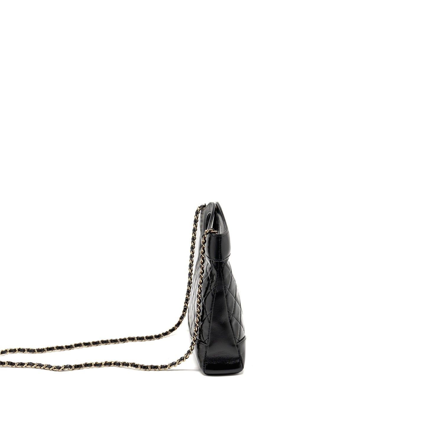 Chanel Mini 31 bag Shiny Calfskin Black L (Microchip)
