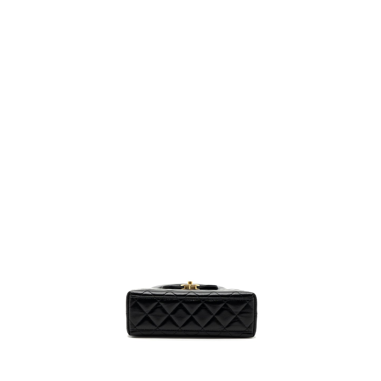 Chanel 23k Mini Shopping Bag Calfskin Black  (microchip)