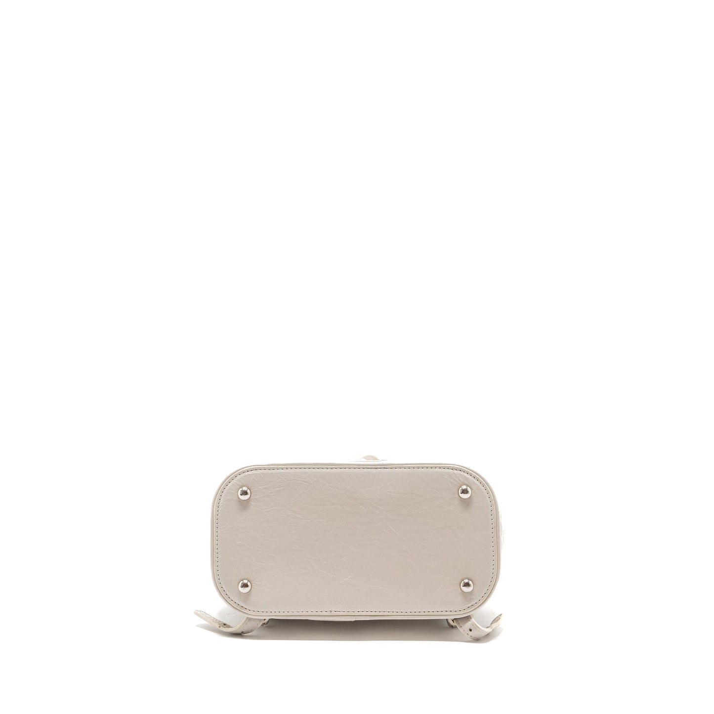 CHANEL TRANSPARENT BACKPACK PVC/SHINY CALFSKIN WHITE