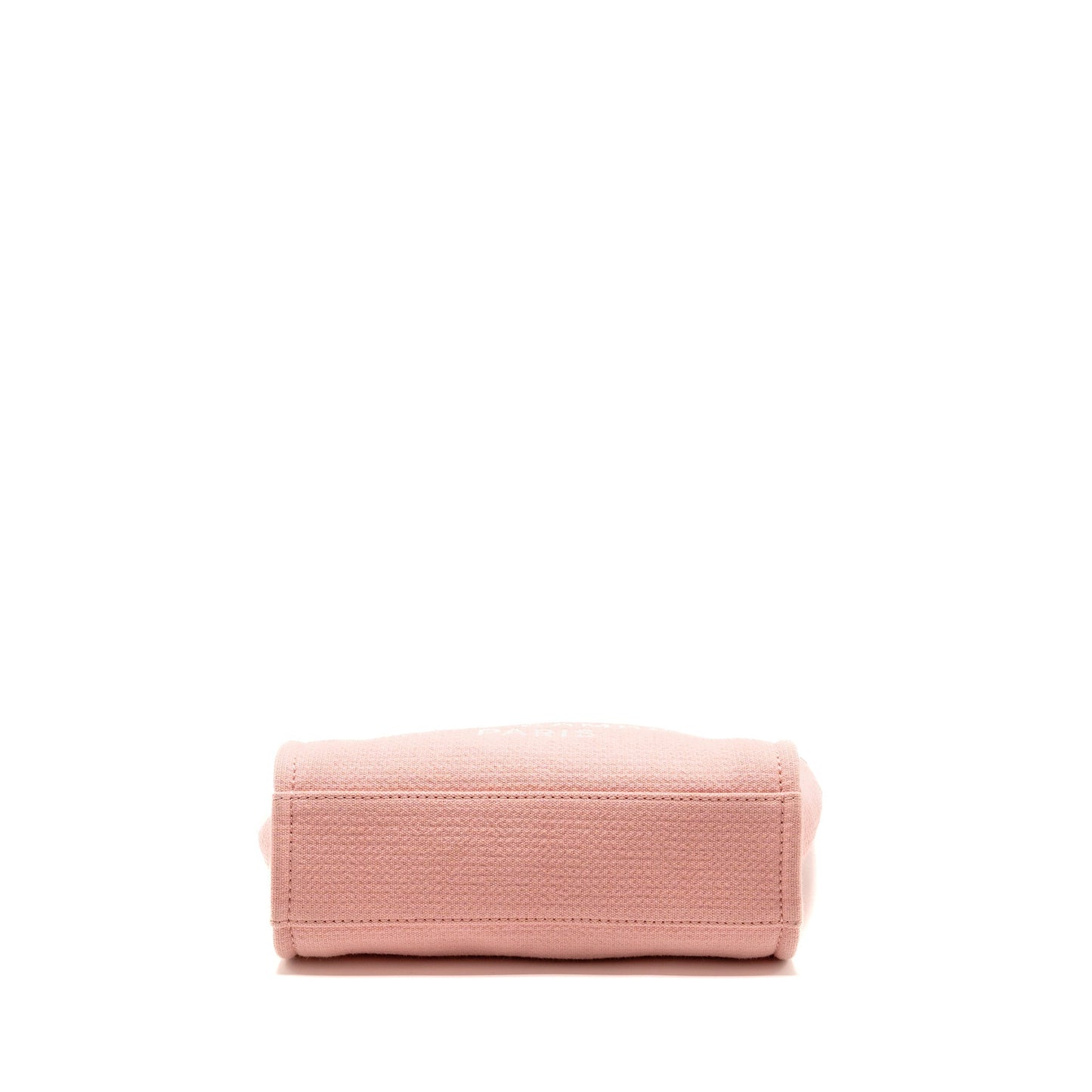 Chanel Deauville Pm Tote Bag Canvas Pink  (microchip)