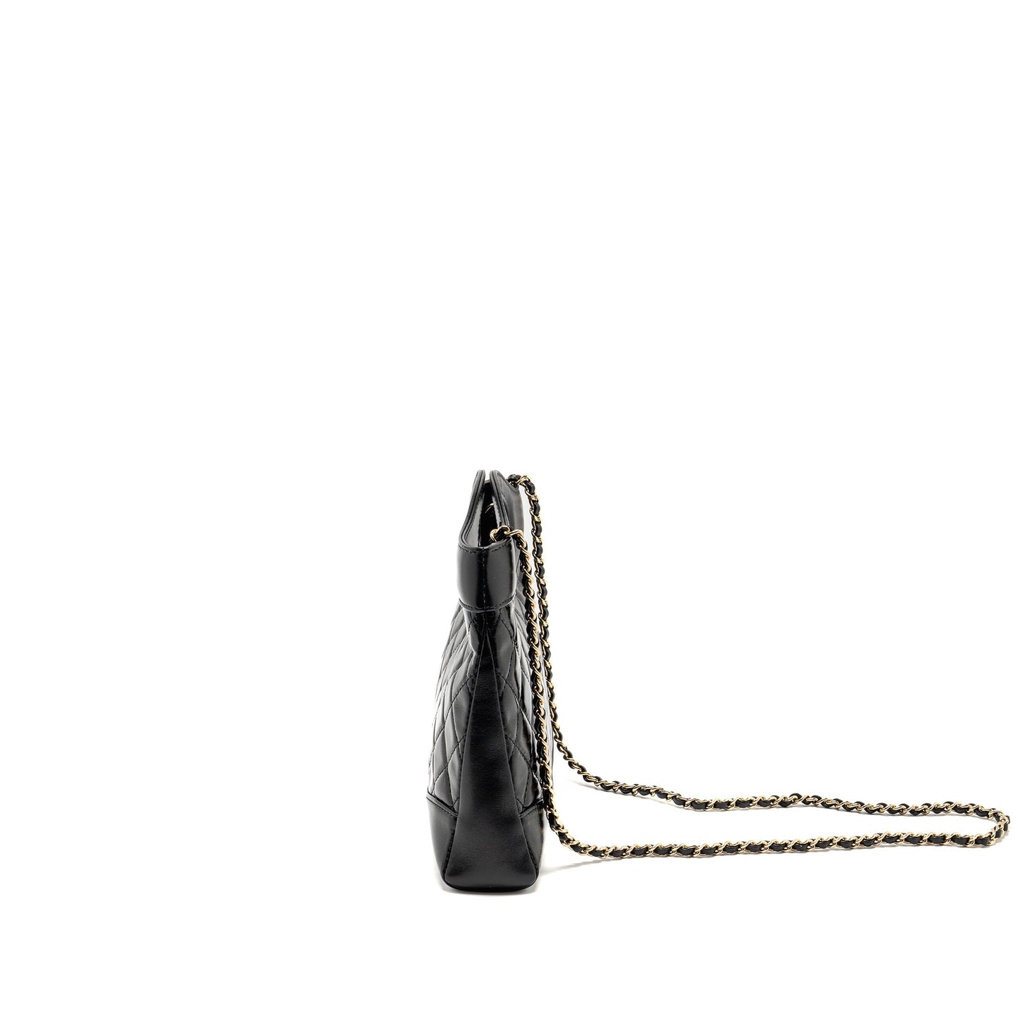 Chanel Mini 31 bag Shiny Calfskin Black L (Microchip)