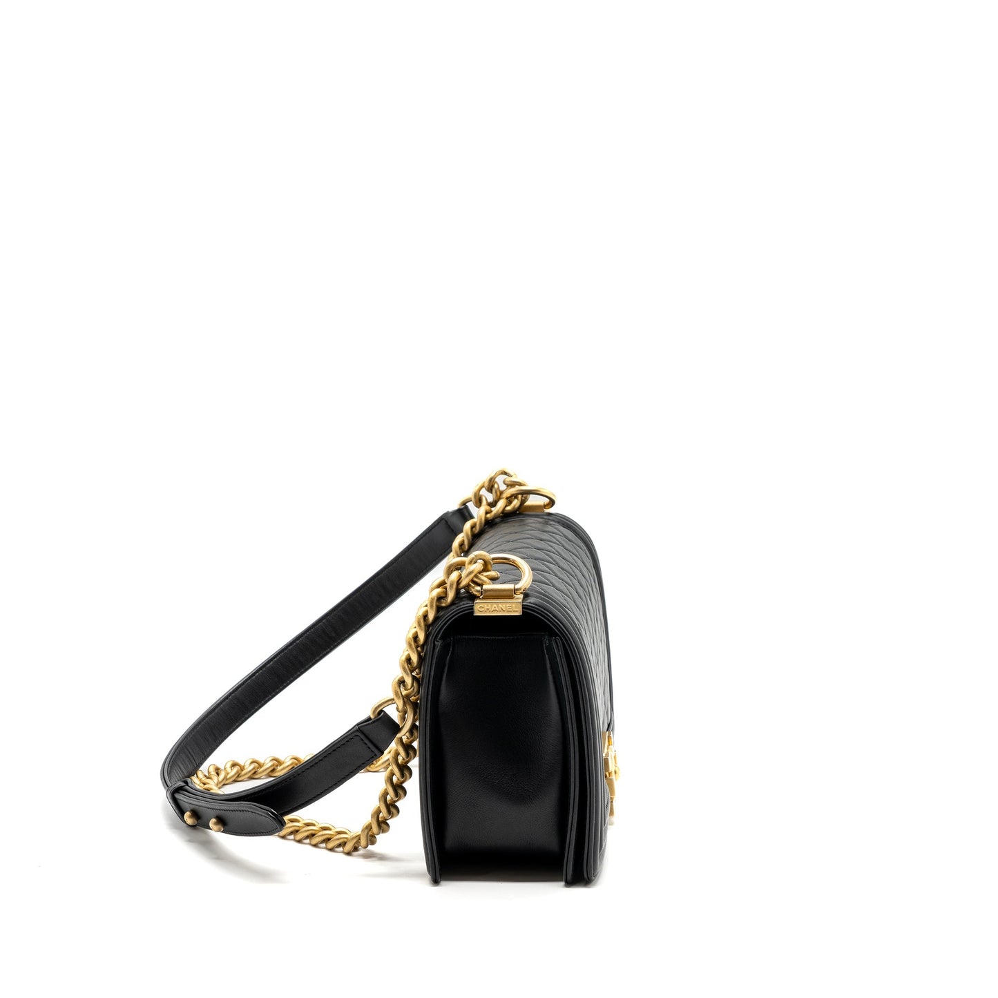 Chanel Medium Boy Bag Calfskin Black