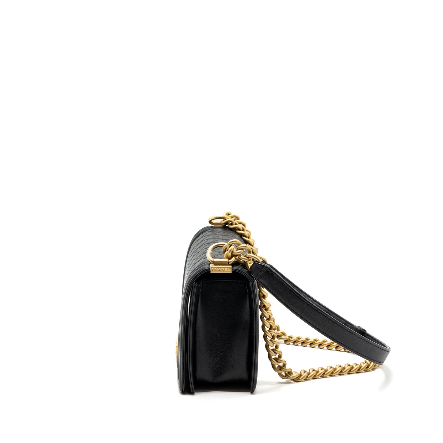 Chanel Medium Boy Bag Calfskin Black