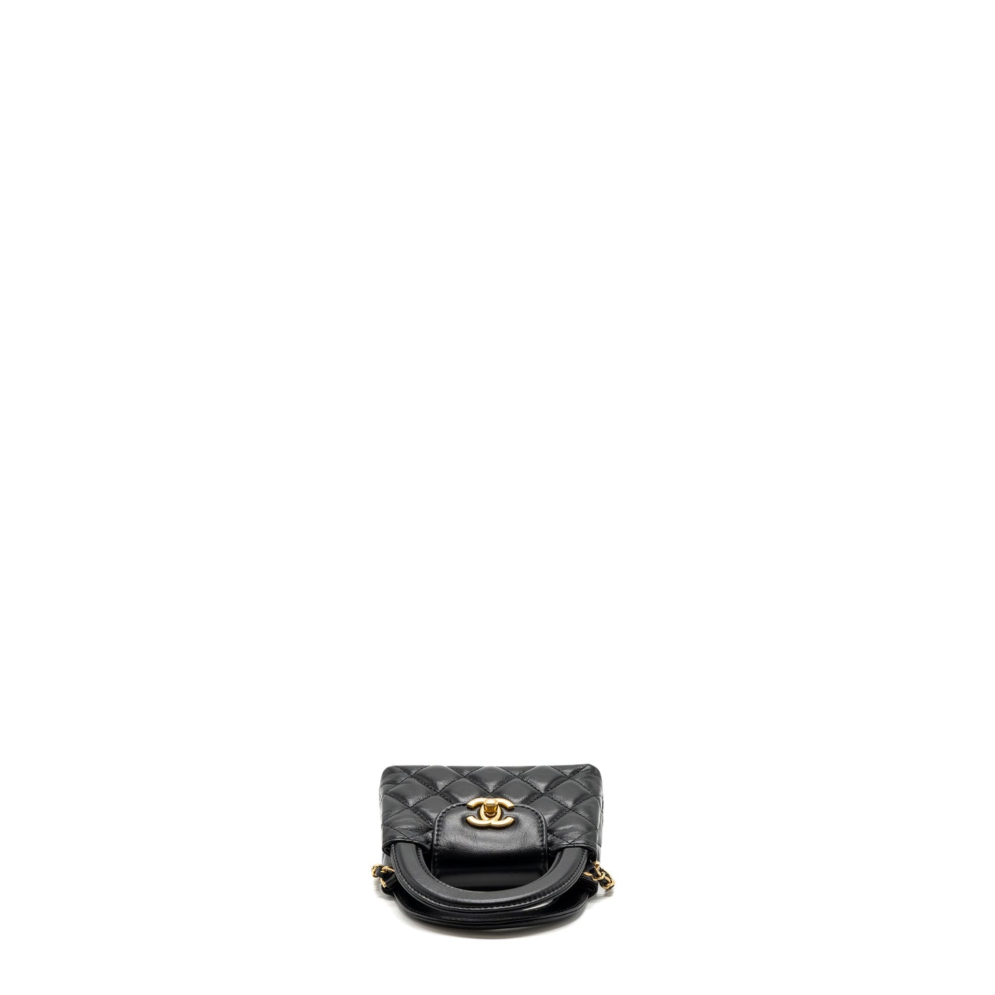 Chanel 23k Nano Shopping Tote Calfskin Black (microchip)