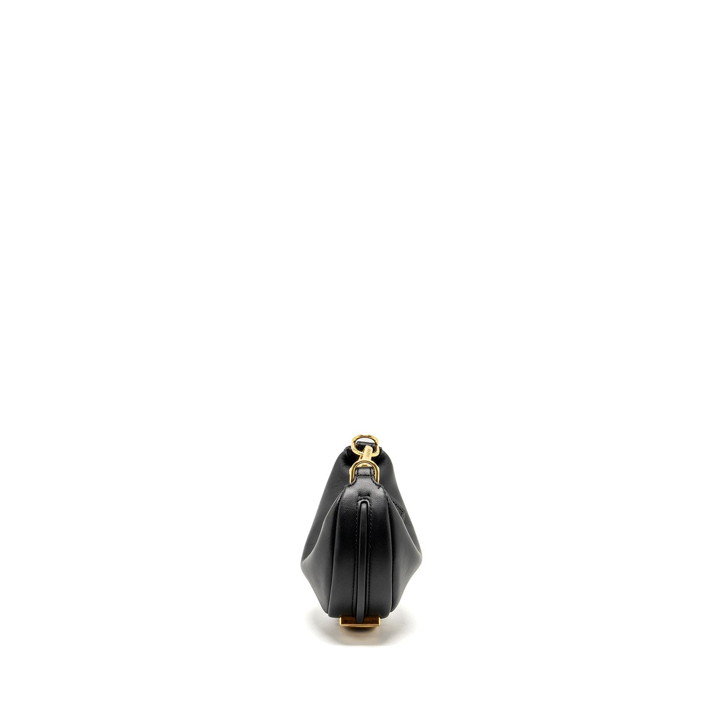 Fendi Nano Fendigraphy Leather Charm Calfskin Black