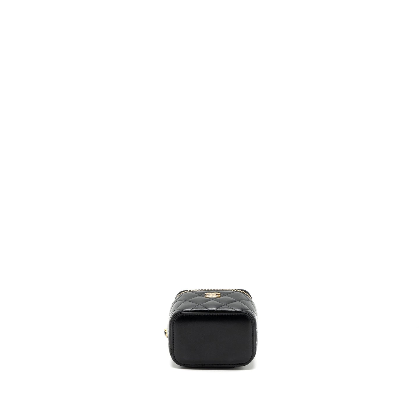 Chanel Top Handle Mini Vanity Lambskin Black