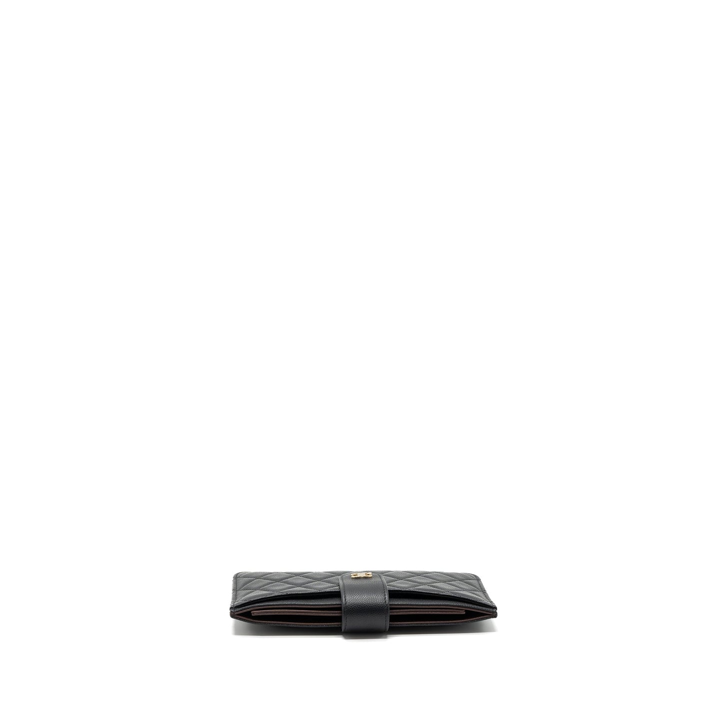 Chanel Clutch Wallet Caviar Black L
