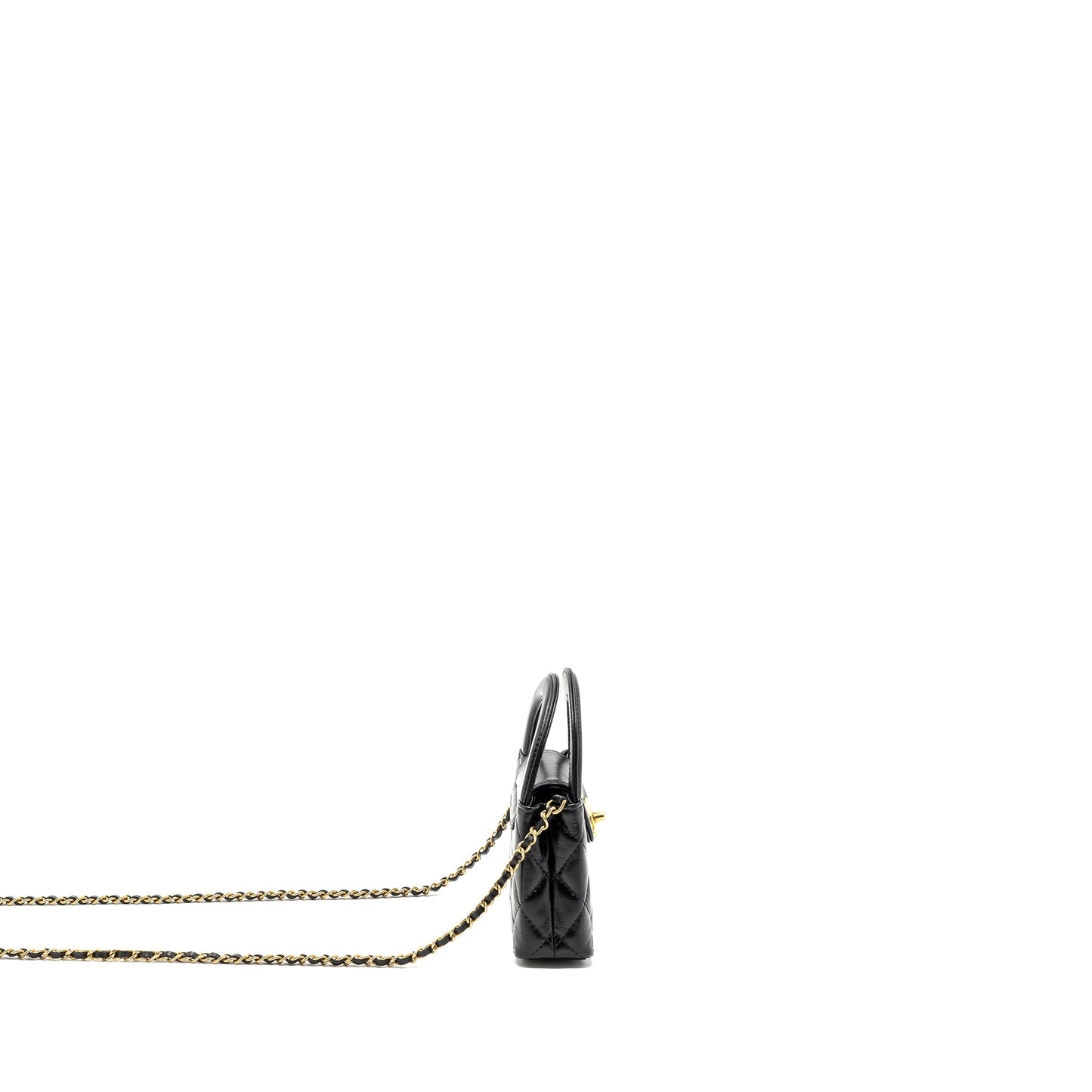 Chanel 23k Nano Shopping Tote Calfskin Black (microchip)