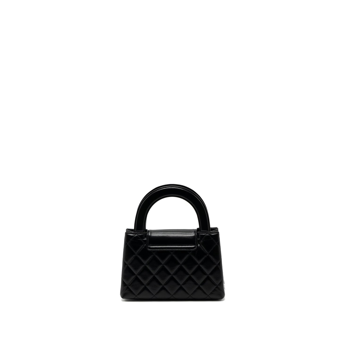 Chanel 23k Mini Shopping Bag Calfskin Black  (microchip)